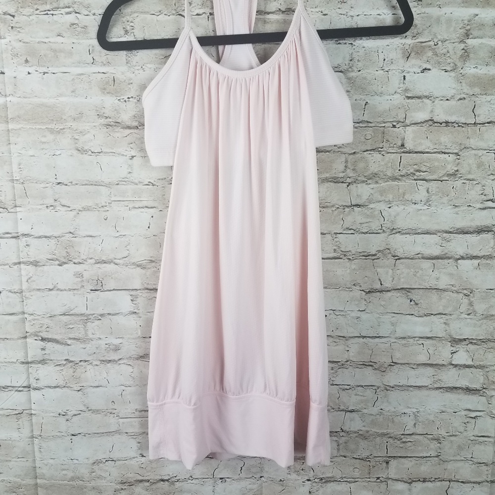 Lululemon fitness tank top razorback pink womens